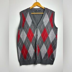 PJpaul Jones Men’s Vest Gray Academic work wear Size L